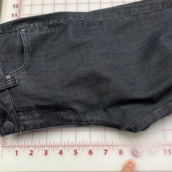 PRANA Jada Grey/Charcoal Demin 5 Pocket Straight Leg Organic Cotton Jean SZ 8/29 - Picture 7 of 16